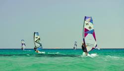 Safaga, Red Sea - windsurfing sailing conditions.